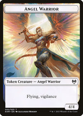 Elf Warrior // Angel Warrior Double-Sided Token [Kaldheim Tokens] | Card Merchant Takapuna