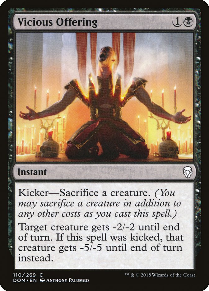 Vicious Offering [Dominaria] | Card Merchant Takapuna