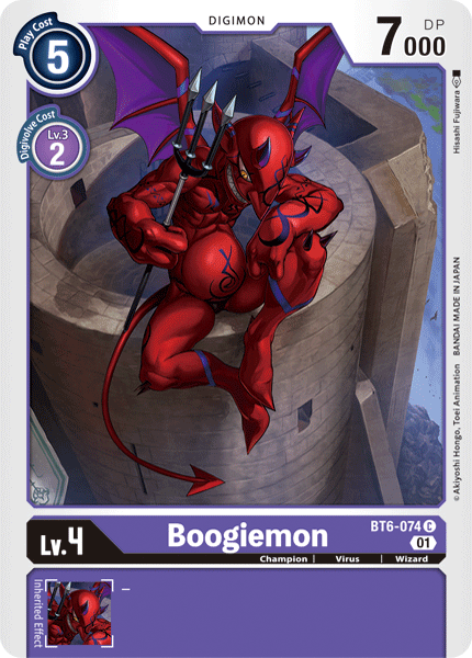 Boogiemon [BT6-074] [Double Diamond] | Card Merchant Takapuna