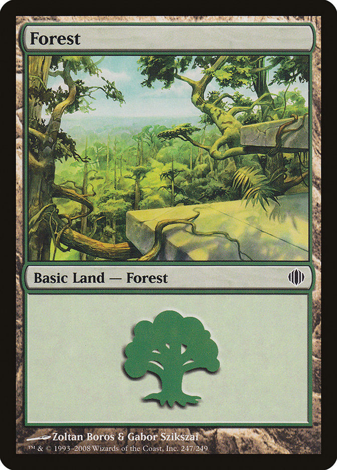 Forest (247) [Shards of Alara] | Card Merchant Takapuna