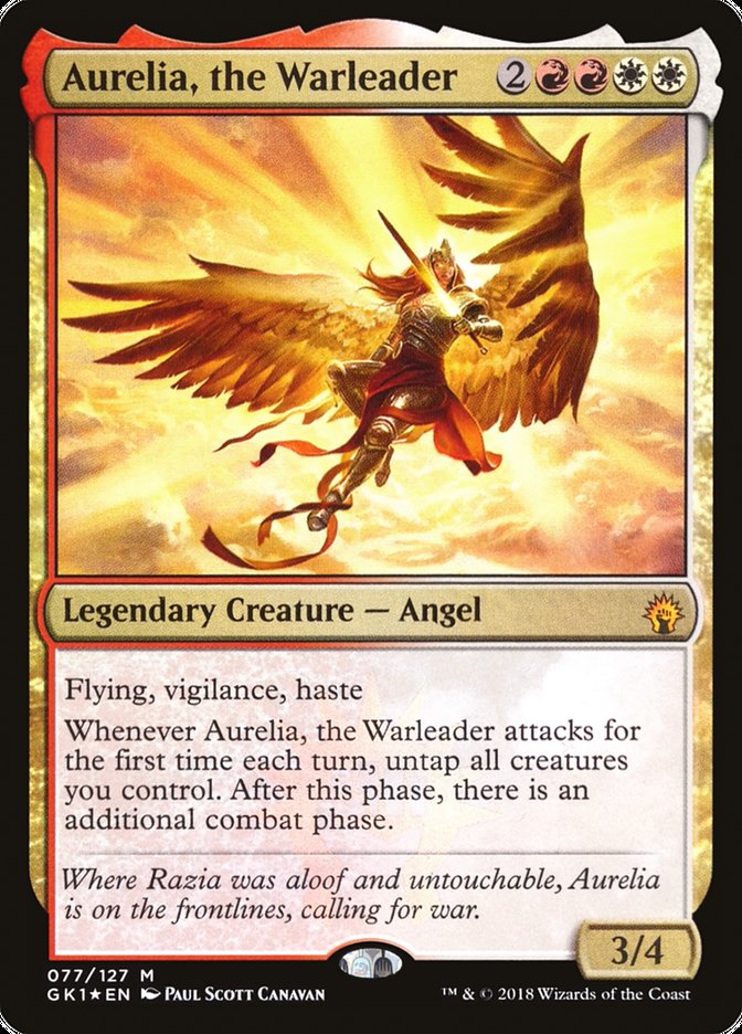 Aurelia, the Warleader [Guilds of Ravnica Guild Kit] | Card Merchant Takapuna