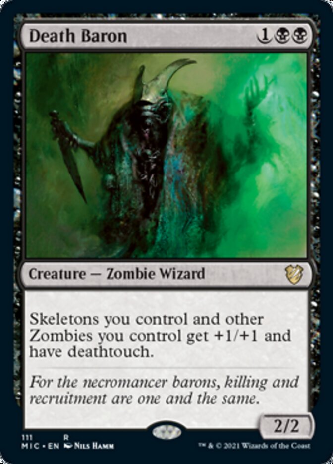 Death Baron [Innistrad: Midnight Hunt Commander] | Card Merchant Takapuna