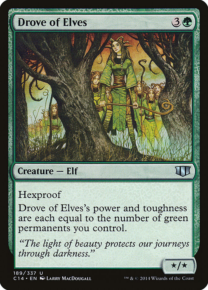 Drove of Elves [Commander 2014] | Card Merchant Takapuna