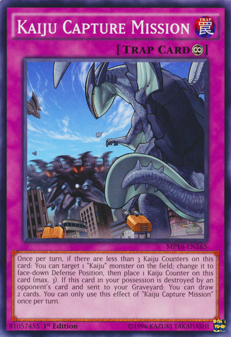 Kaiju Capture Mission [MP16-EN165] Common | Card Merchant Takapuna