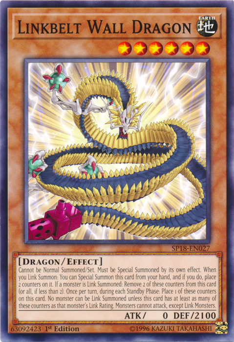 Linkbelt Wall Dragon [SP18-EN027] Common | Card Merchant Takapuna