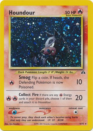 Houndour (5/75) [Neo Discovery Unlimited] | Card Merchant Takapuna