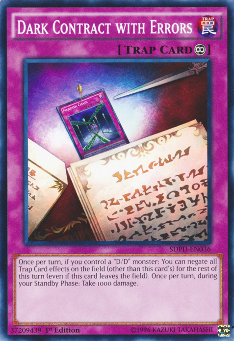 Dark Contract with Errors [SDPD-EN036] Common | Card Merchant Takapuna