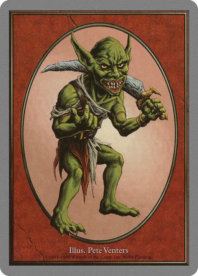 Goblin Token [Unglued Tokens] | Card Merchant Takapuna