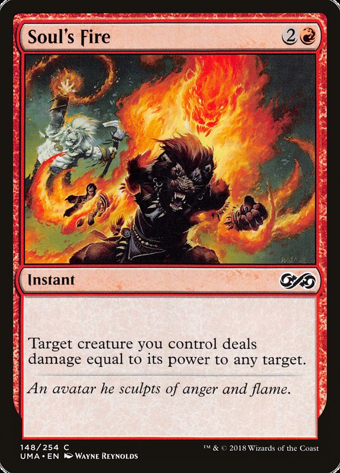 Soul's Fire [Ultimate Masters] | Card Merchant Takapuna