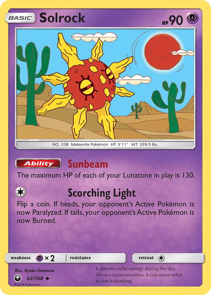 Solrock (62/168) [Sun & Moon: Celestial Storm] | Card Merchant Takapuna