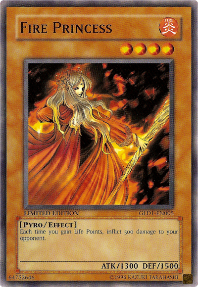 Fire Princess [GLD1-EN005] Common | Card Merchant Takapuna