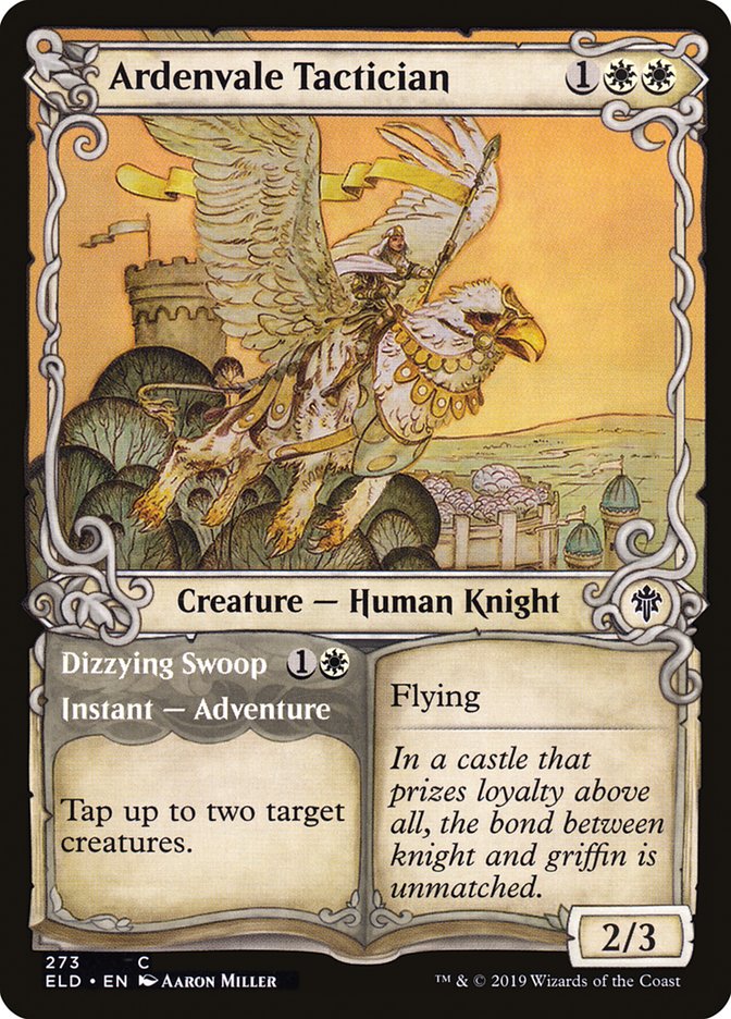 Ardenvale Tactician // Dizzying Swoop (Showcase) [Throne of Eldraine] | Card Merchant Takapuna