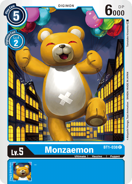 Monzaemon [BT1-038] [Release Special Booster Ver.1.0] | Card Merchant Takapuna