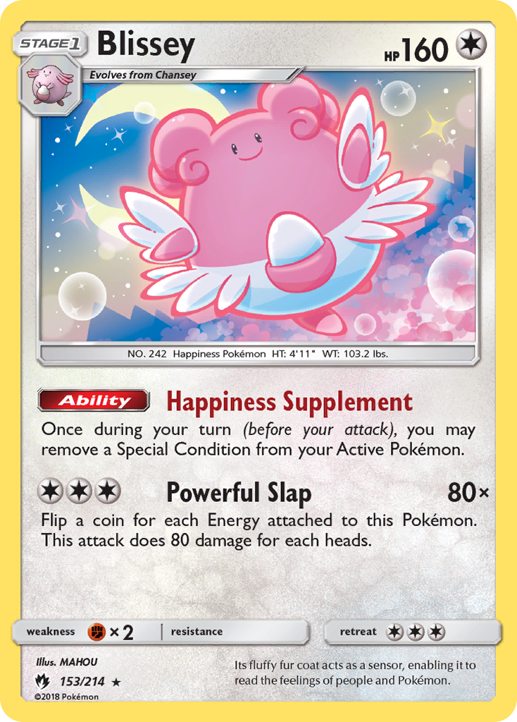 Blissey (153/214) [Sun & Moon: Lost Thunder] | Card Merchant Takapuna