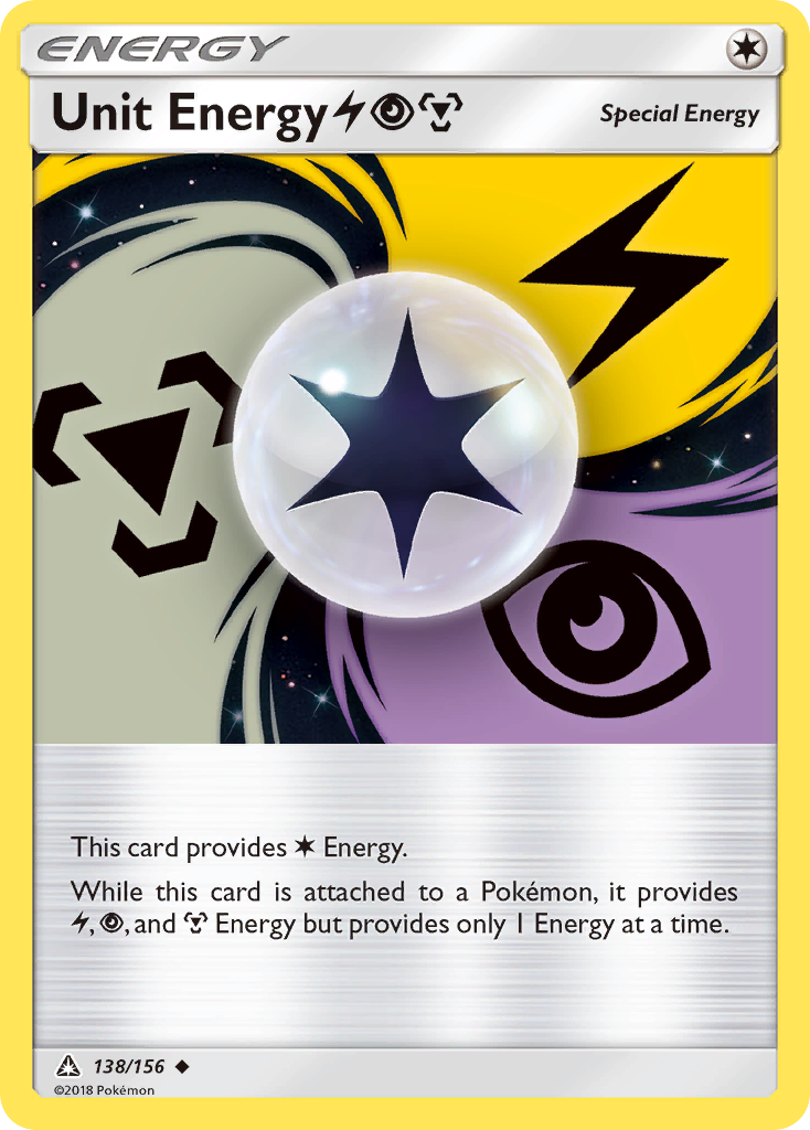 Unit Energy (138/156) (Lightning, Psychic, Metal) [Sun & Moon: Ultra Prism] | Card Merchant Takapuna