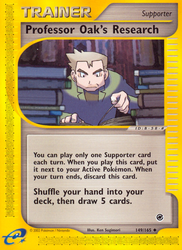 Professor Oak's Research (149/165) [Expedition: Base Set] | Card Merchant Takapuna