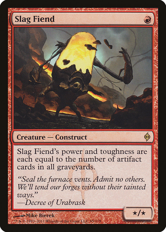 Slag Fiend [New Phyrexia] | Card Merchant Takapuna