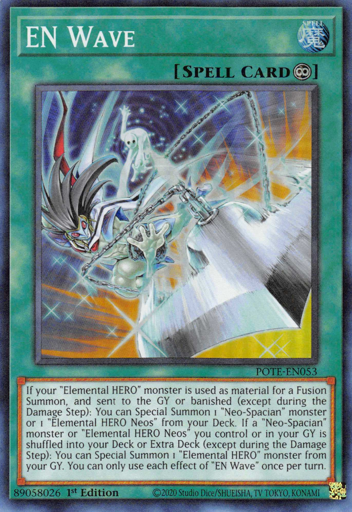 EN Wave [POTE-EN053] Super Rare | Card Merchant Takapuna