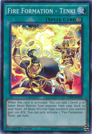 Fire Formation - Tenki [THSF-EN057] Super Rare | Card Merchant Takapuna