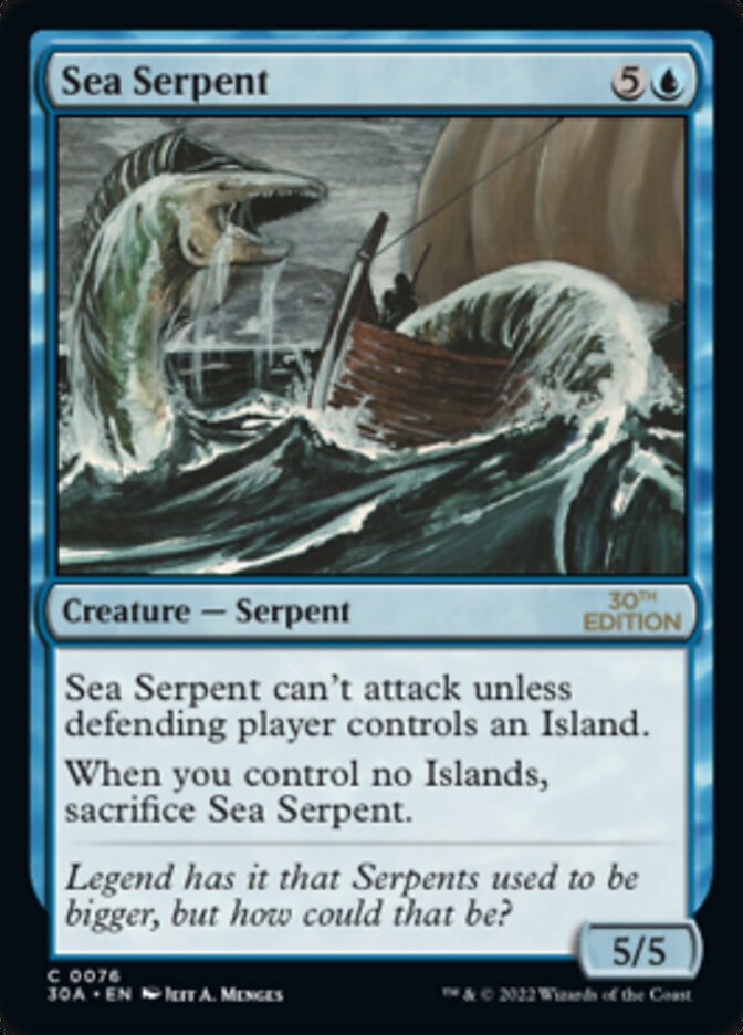 Sea Serpent [30th Anniversary Edition] | Card Merchant Takapuna