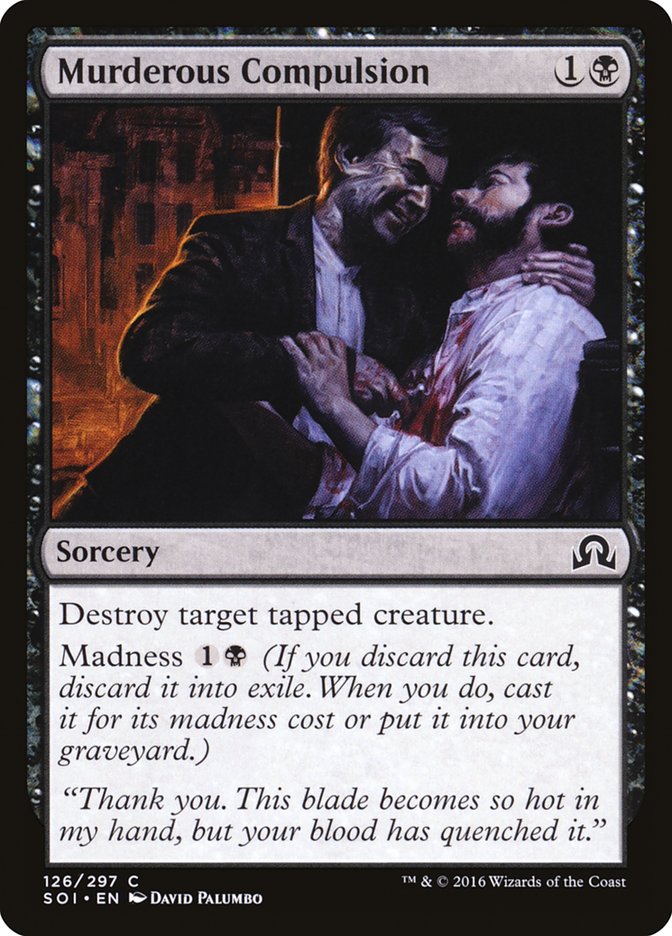 Murderous Compulsion [Shadows over Innistrad] | Card Merchant Takapuna