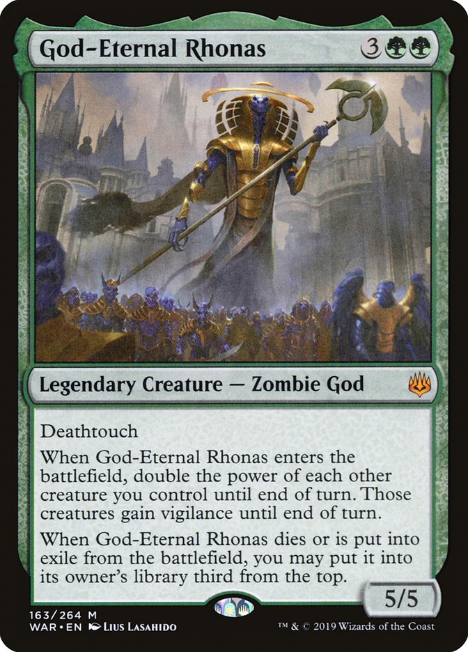 God-Eternal Rhonas [War of the Spark] | Card Merchant Takapuna