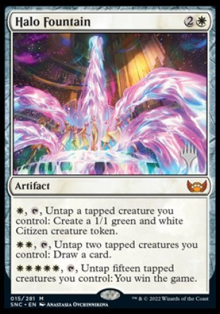 Halo Fountain (Promo Pack) [Streets of New Capenna Promos] | Card Merchant Takapuna