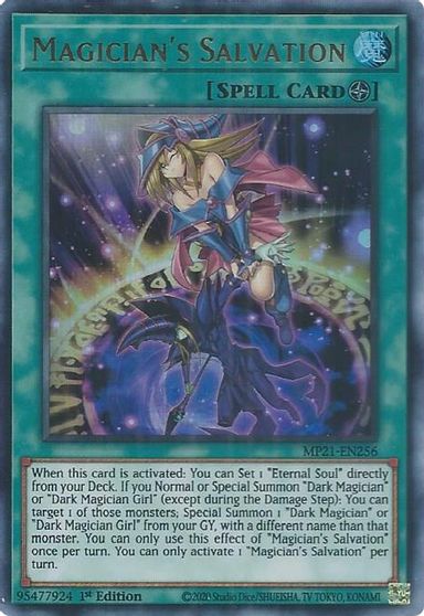 Magician's Salvation [MP21-EN256] Ultra Rare | Card Merchant Takapuna