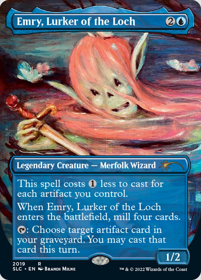 Emry, Lurker of the Loch (Borderless) [Secret Lair 30th Anniversary Countdown Kit] | Card Merchant Takapuna