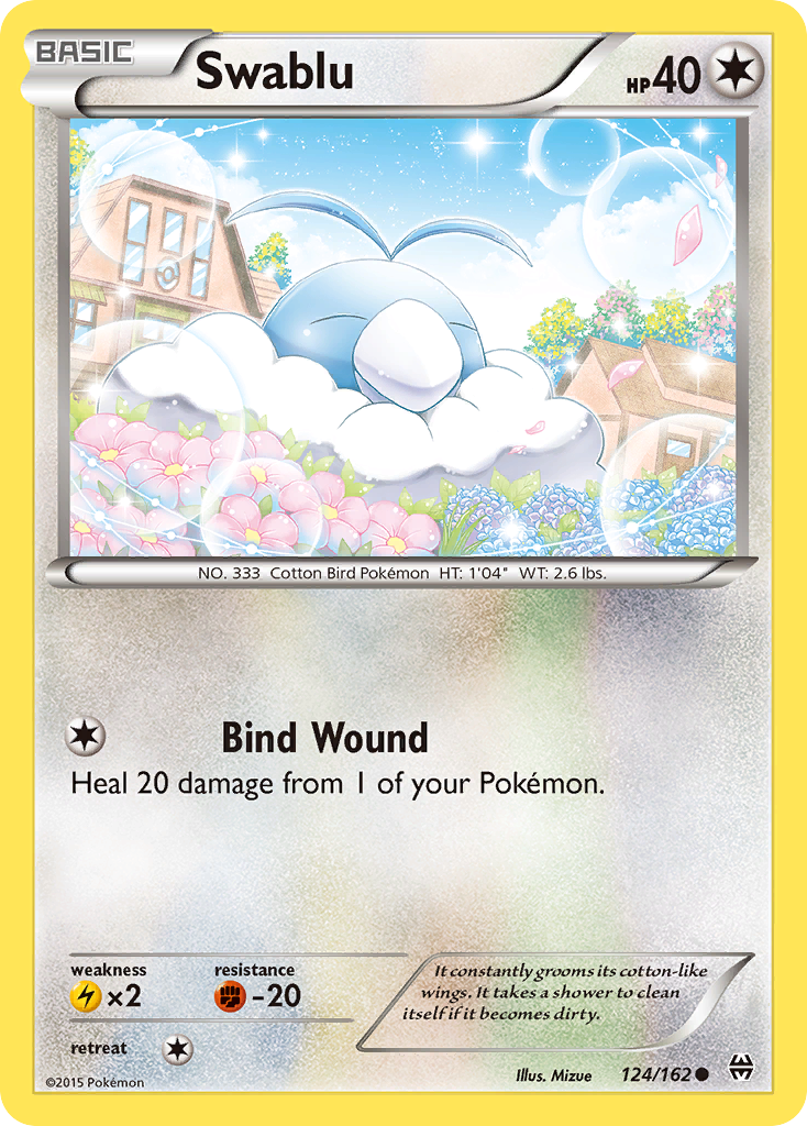 Swablu (124/162) [XY: BREAKthrough] | Card Merchant Takapuna