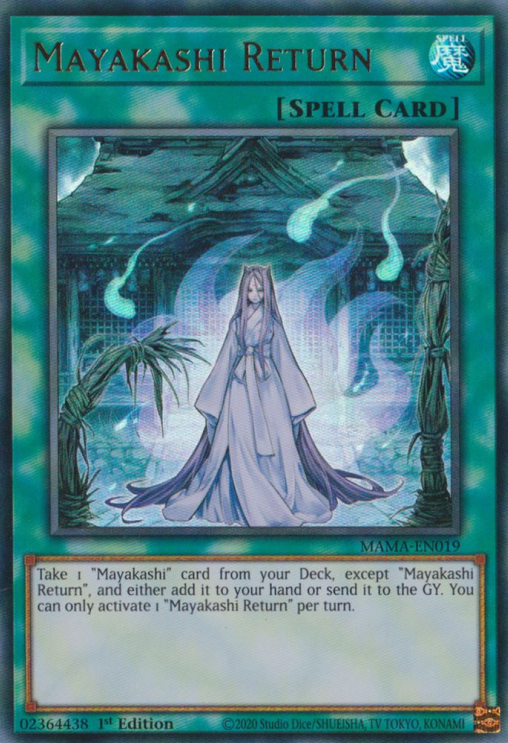 Mayakashi Return [MAMA-EN019] Ultra Rare | Card Merchant Takapuna