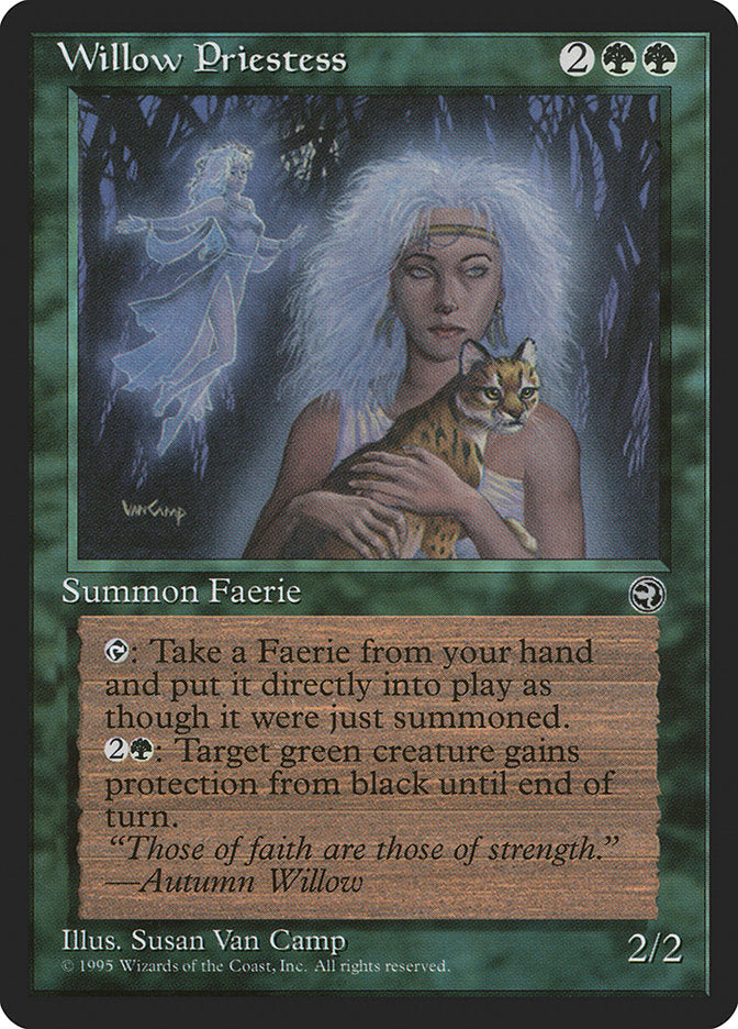 Willow Priestess [Homelands] | Card Merchant Takapuna