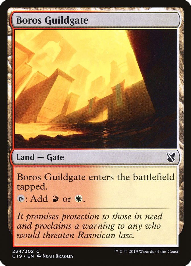 Boros Guildgate [Commander 2019] | Card Merchant Takapuna