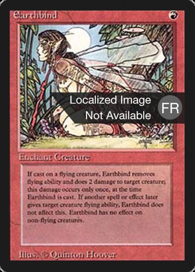 Earthbind [Foreign Black Border] | Card Merchant Takapuna