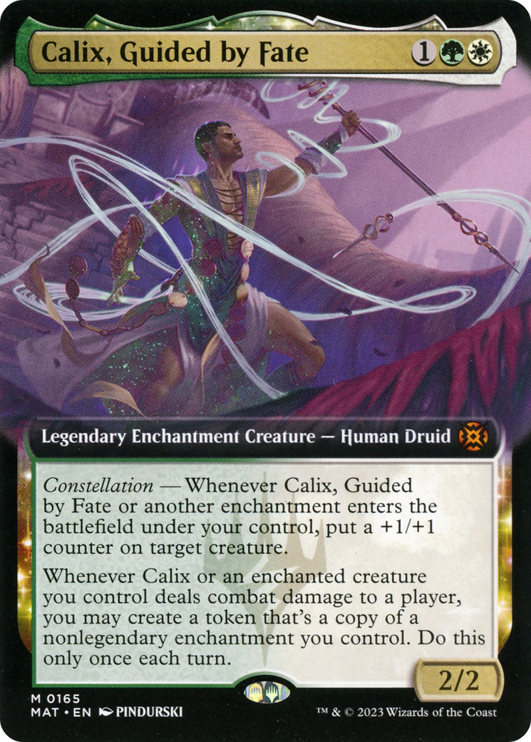 Calix, Guided by Fate (Extended Art) [March of the Machine: The Aftermath] | Card Merchant Takapuna