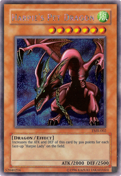 Harpie's Pet Dragon (Forbidden Memories) [FMR-002] Prismatic Secret Rare | Card Merchant Takapuna