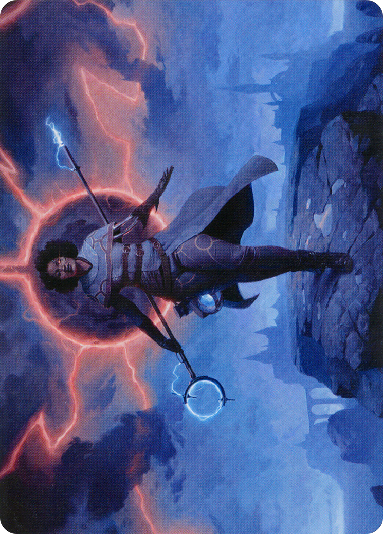 Rona, Herald of Invasion Art Card [March of the Machine Art Series] | Card Merchant Takapuna