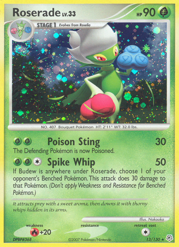 Roserade (13/130) [Diamond & Pearl: Base Set] | Card Merchant Takapuna