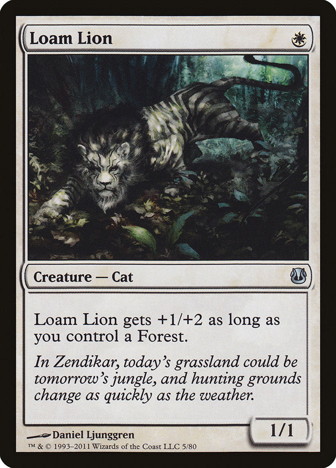 Loam Lion [Duel Decks: Ajani vs. Nicol Bolas] | Card Merchant Takapuna