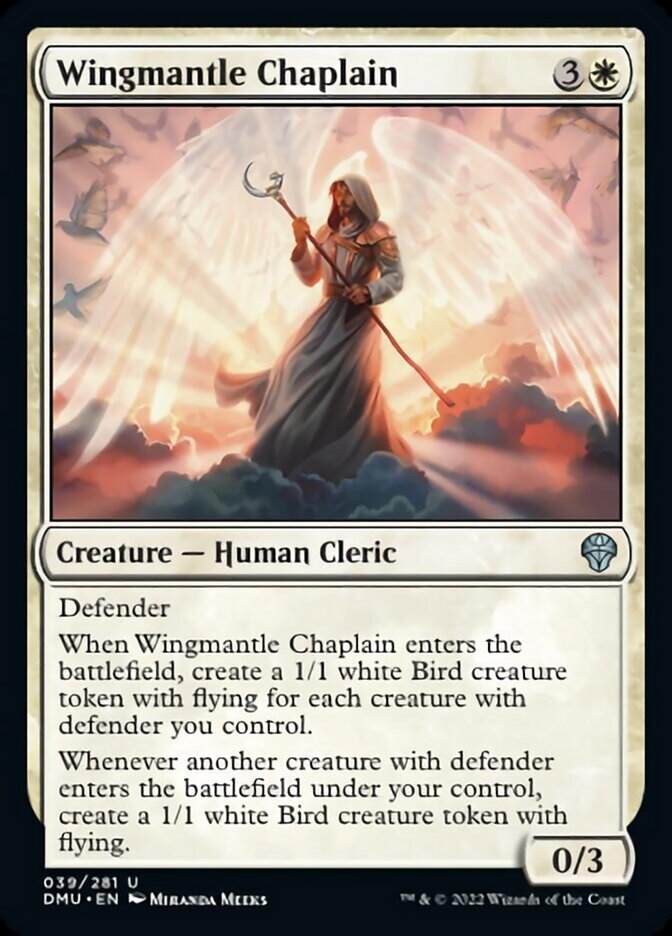 Wingmantle Chaplain [Dominaria United] | Card Merchant Takapuna