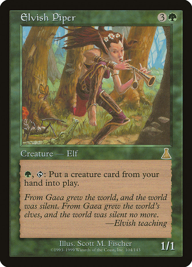 Elvish Piper [Urza's Destiny] | Card Merchant Takapuna