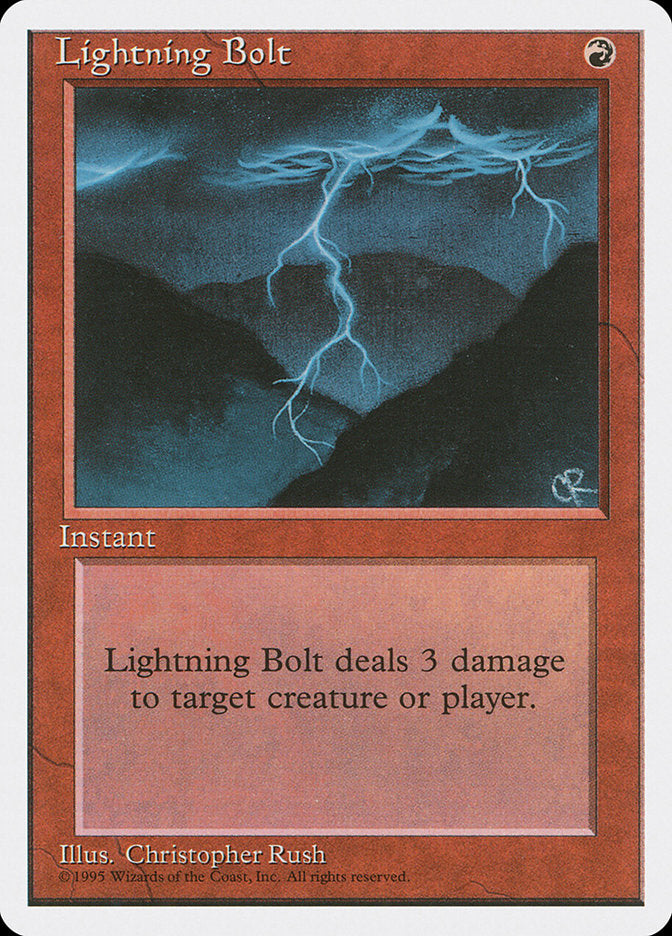 Lightning Bolt [Fourth Edition] | Card Merchant Takapuna