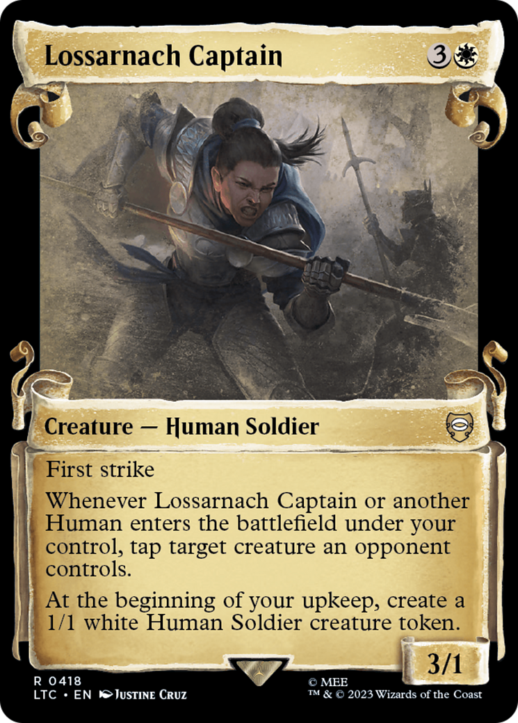 Lossarnach Captain [The Lord of the Rings: Tales of Middle-Earth Commander Showcase Scrolls] | Card Merchant Takapuna