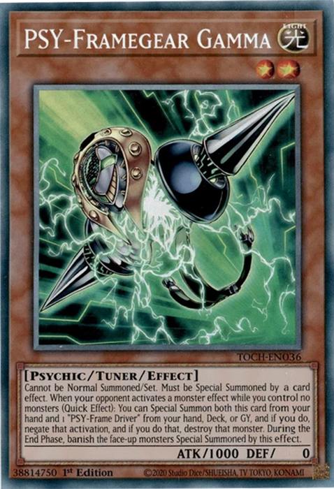 PSY-Framegear Gamma [TOCH-EN036] Collector's Rare | Card Merchant Takapuna