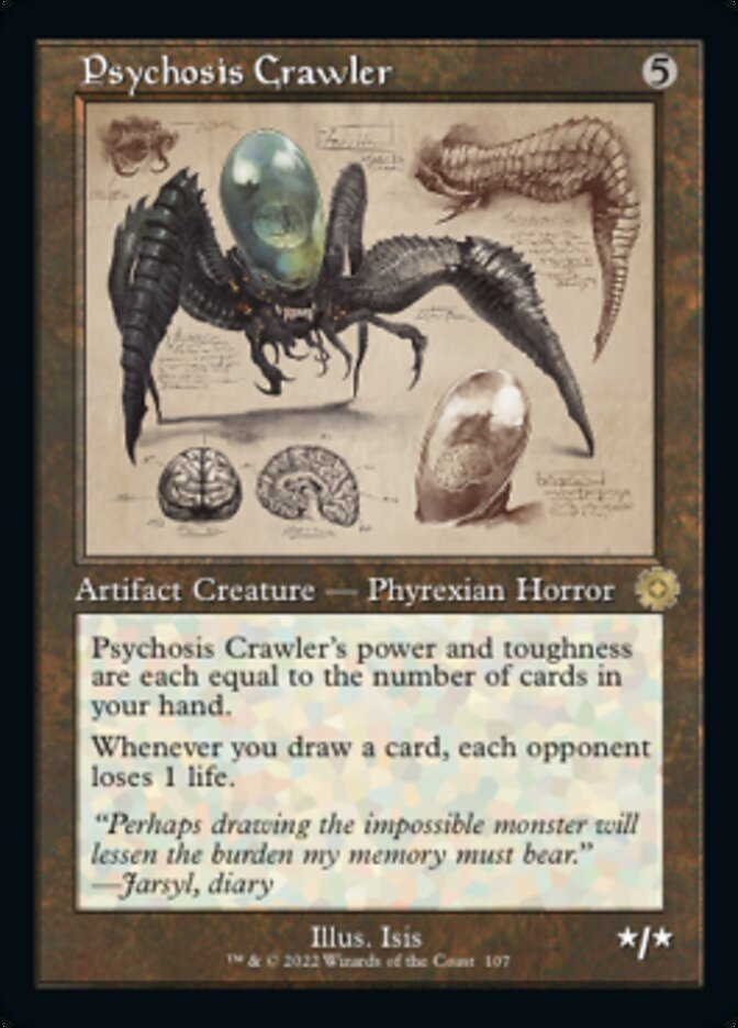 Psychosis Crawler (Retro Schematic) [The Brothers' War Retro Artifacts] | Card Merchant Takapuna