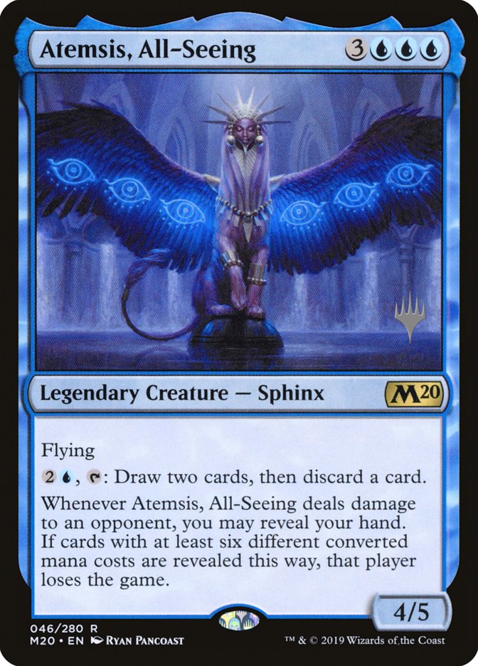 Atemsis, All-Seeing (Promo Pack) [Core Set 2020 Promos] | Card Merchant Takapuna