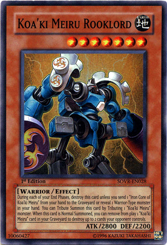 Koa'ki Meiru Rooklord [SOVR-EN028] Super Rare | Card Merchant Takapuna