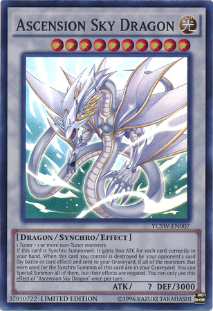 Ascension Sky Dragon [YCSW-EN007] Super Rare | Card Merchant Takapuna