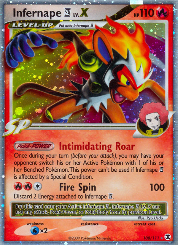 Infernape LV.X (108/111) [Platinum: Rising Rivals] | Card Merchant Takapuna