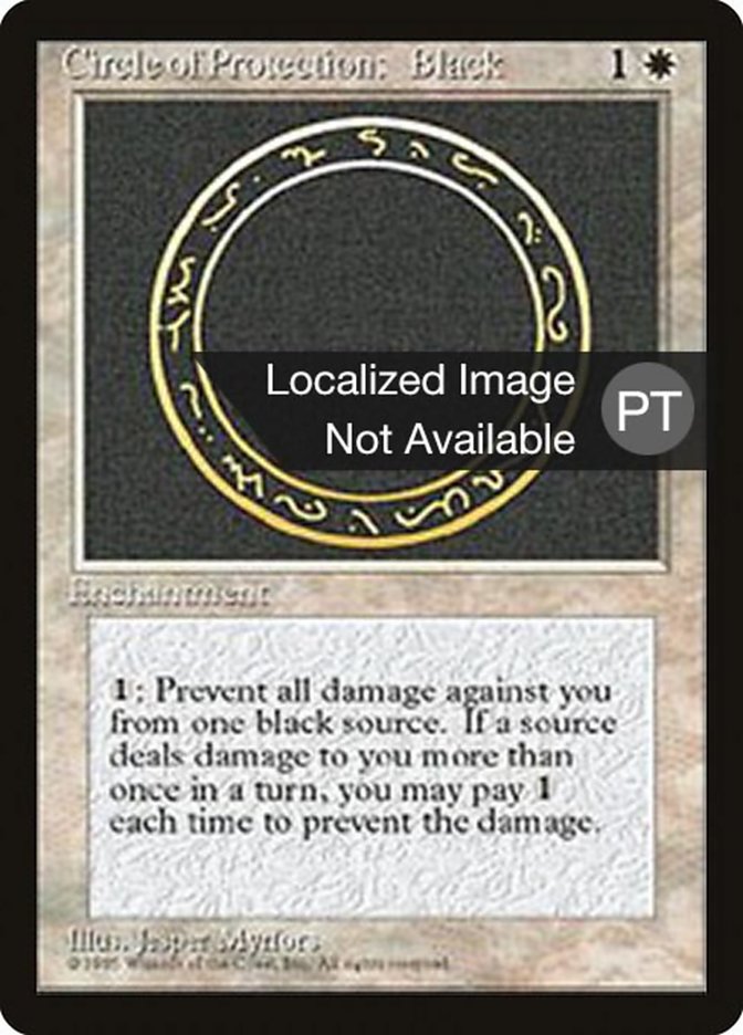 Circle of Protection: Black [Fourth Edition (Foreign Black Border)] | Card Merchant Takapuna